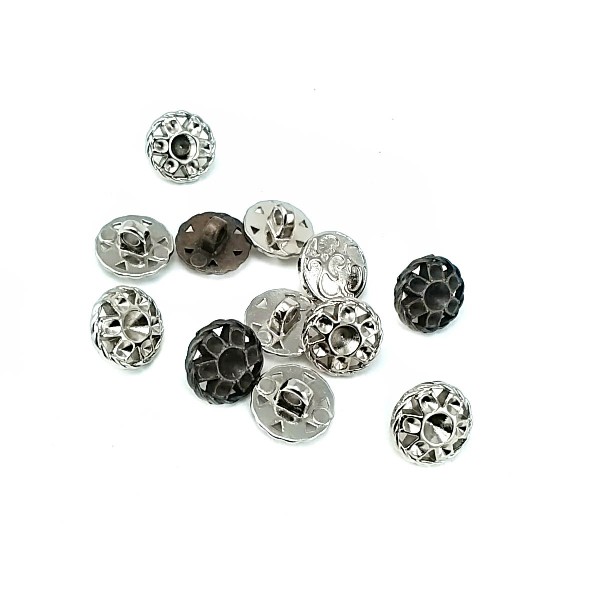 13 mm 21 Boy Taşlı Lux Tasarımlı Metal Ayaklı Düğme  E 1630