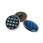 22 mm - 36 L  Jacket and Coat Button Enamel Zamak Button E 1648