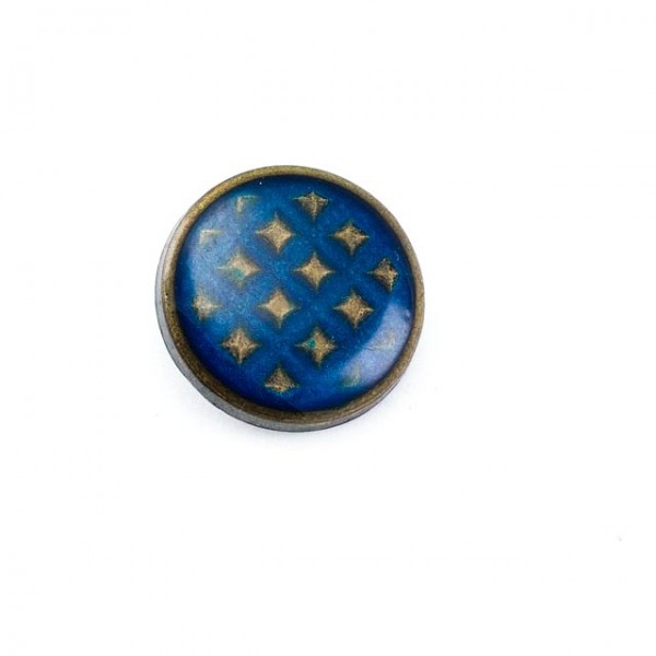 22 mm - 36 L  Jacket and Coat Button Enamel Zamak Button E 1648