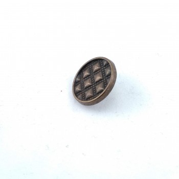 18 mm - 29 length Patterned sew-on button E 1649