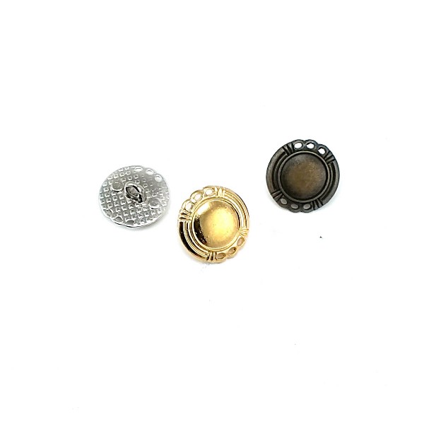 16 mm - 24 size Stylish Edged Footed Button E 1676