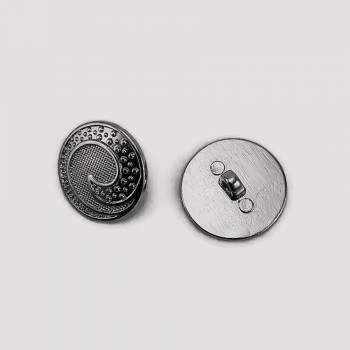 12 mm - 20 boy Kulplu Düğme Dalga Desenli Bluz ve Örme Düğmesi E 1681