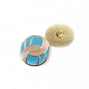 24 mm - 40 L Coat and Coat Buttons Set of 8 pcs Enamel E 1682 MN V1 SET8