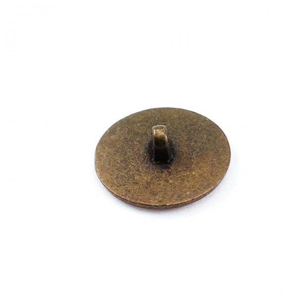 Metal düğme - mineli palto ve kaban düğmesi 24 mm - 40 boy E 1682 Nikel