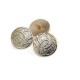 Metal buttons - jacket and coat shank button 24 mm - 40 L -  E 1682