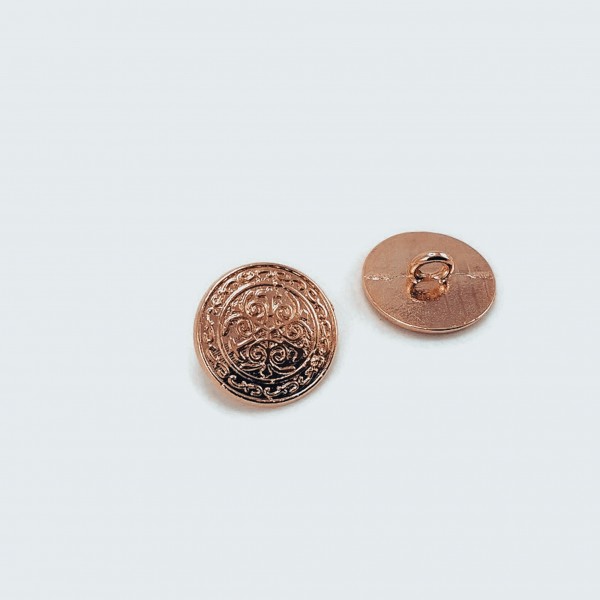 20 mm - 31 L  Jacket Button Gold and Rose Gold Shank Buttons E 17 G