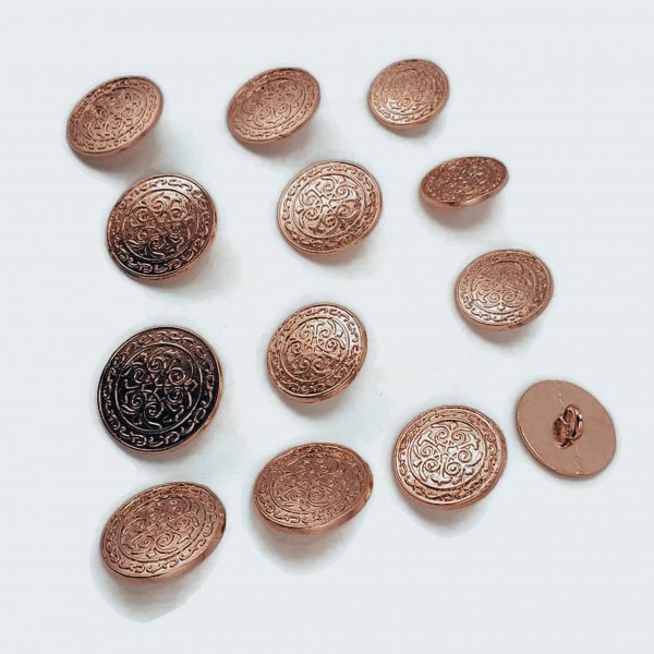 Blazer Jacket Button Set of 12 pcs Decorative Patterned E 17 SET48
