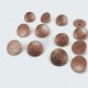 Blazer Jacket Button Set of 12 pcs Decorative Patterned E 17 SET48