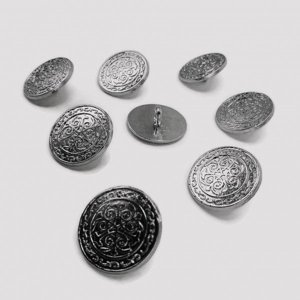 17 mm - 28 L Blazer Jacket Button (Set of 8 pcs) Decorative Patterned E 18 SET8