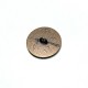 Desenli yuvarlak ayaklı düğme 25 mm E 187 Black Nikel