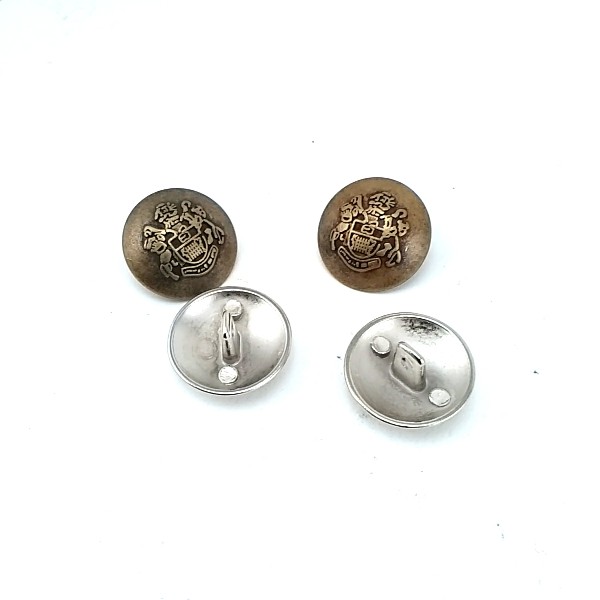 17 mm - 28 L Blazer Jacket Button Crest Patterned E 1874