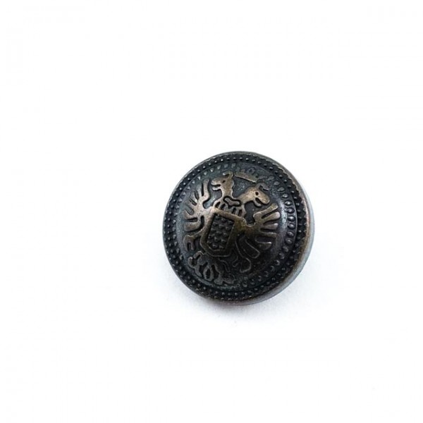 Desenli Metal ayaklı düğme 18 mm - 28 ligne  E 1885