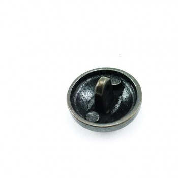 Patterned Metal pedestal button 18mm - 28 ligne E 1885