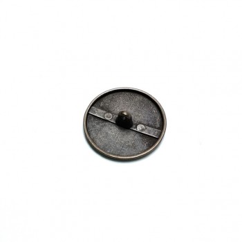 30 mm - 48 L Round plain metal footed button E 1934