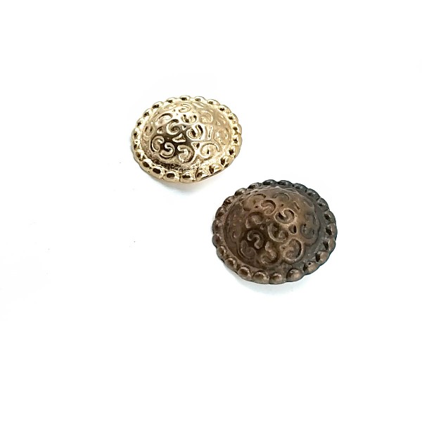 17 mm - 27 L Patterned Convex Shank Button E 194