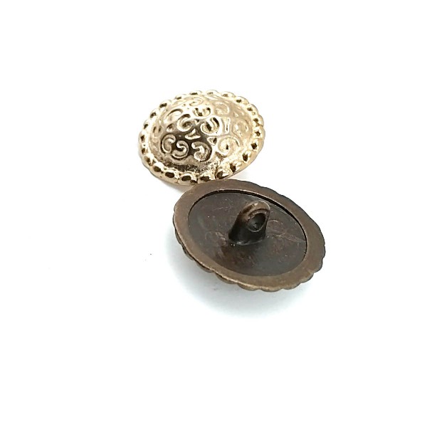 17 mm - 27 L Patterned Convex Shank Button E 194