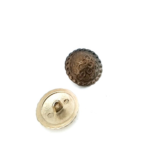 17 mm - 27 L Patterned Convex Shank Button E 194