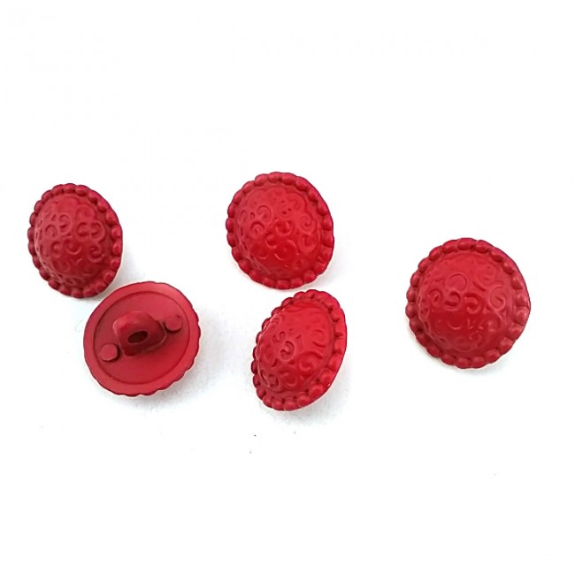 17 mm - 27 boy Desenli Bombeli Ayaklı Düğme E 194 17 mm - 27 boy Desenli Bombeli Ayaklı Düğme E 194