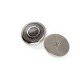 22 mm 36 L Metal Shank Button Transparent Enamel Ring Pattern Blazer Jacket Coat Button E 1949 V1