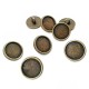 15 mm - 24 L Enamel Metal Shank Button E 1998