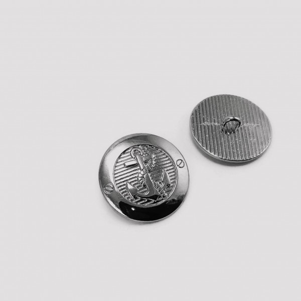 23 mm - 36 boy Çapa Logolu Ayaklı Düğme E 2043