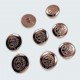 17 mm - 28 L Gold Coat Blazer 8 Pieces Jacket Button Set E 2044 SET8