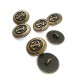 17 mm - 28 L  Anchor Logo Shank Button E 2044