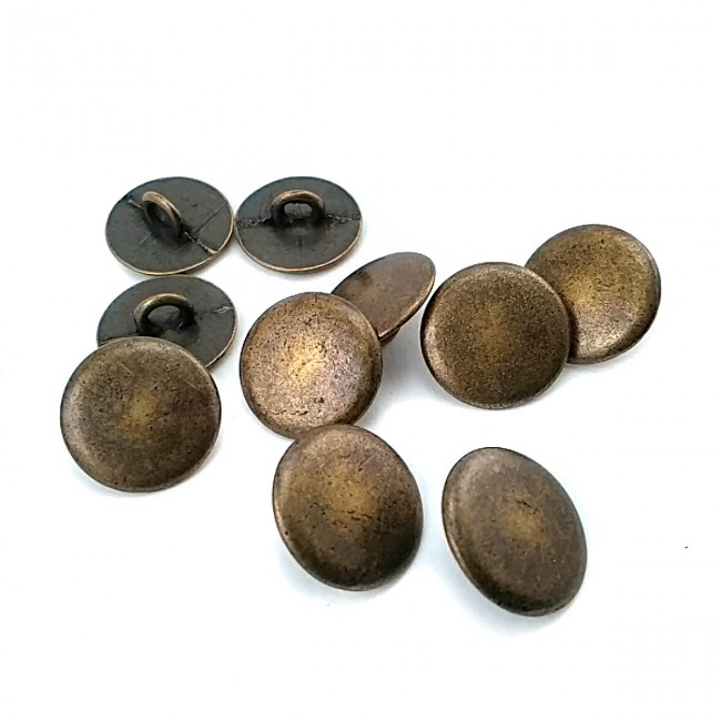15 mm - 24 boy Yuvarlak sade metal ayaklı düğme E 21 15 mm - 24 boy Yuvarlak sade metal ayaklı düğme E 21