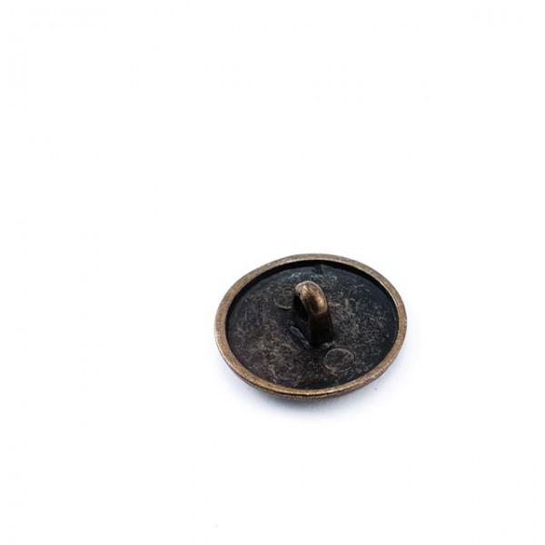 20 mm - 32 L Patterned Jacket Shank Metal Button E 210