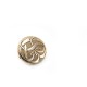 20 mm - 32 L Patterned Jacket Shank Metal Button E 210