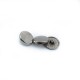 17 mm - 27 L Flat Coin Shape Metal Foot Button E 2135