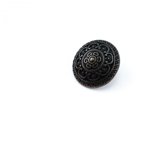 19 mm - 31 boy Blazer Ceket Düğmesi  Desenli Metal Düğme E 258