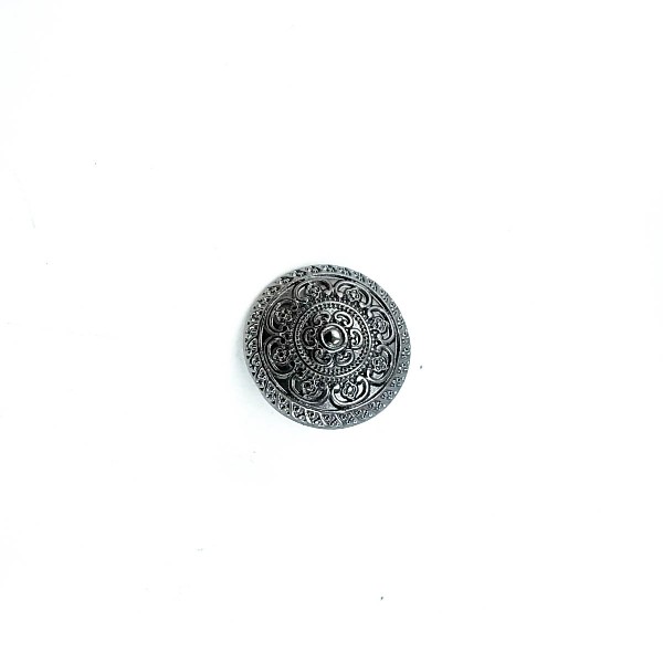 19 mm - 31 boy Blazer Ceket Düğmesi  Desenli Metal Düğme E 258
