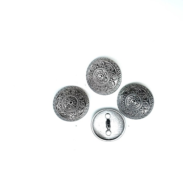 19 mm - 31 L Blazer Jacket Button Patterned Metal Button E 258