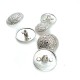 19 mm - 31 L Blazer Jacket Button Patterned Metal Button E 258