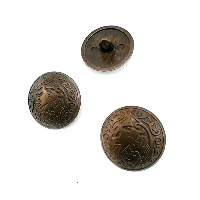 20 mm Desenli Ayaklı Düğme - 31 lignes E 265 20 mm Desenli Ayaklı Düğme - 31 lignes E 265