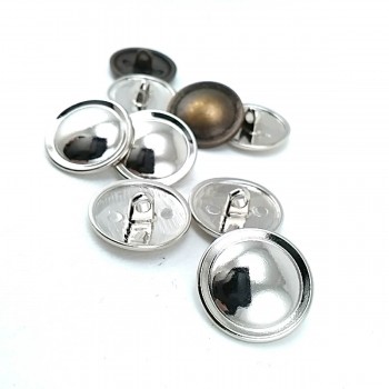 20 mm - 32 size Plain metal jacket button E 306