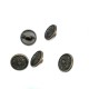 15 mm - 24 L Point Motif Patterned Metal Button E 314