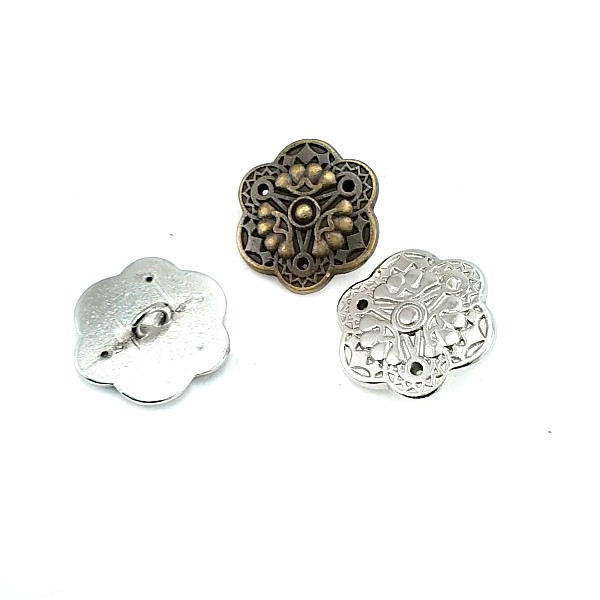 21 mm 35 Size Stylish Design Footed Button Metal E 383