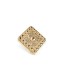 19 x 19 mm Rhinestone Buttons - Square Button E 418