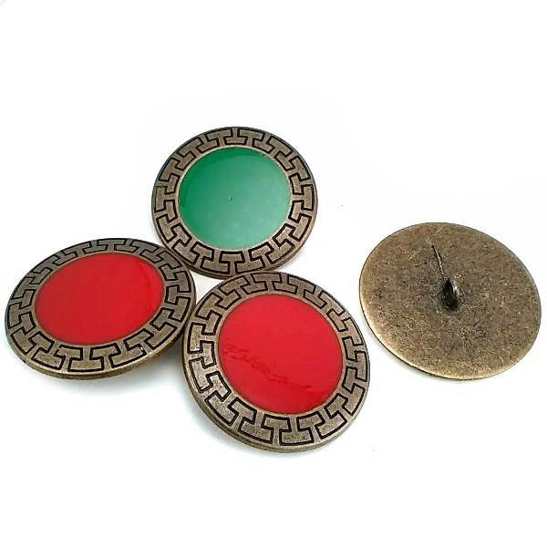 40 mm - 64 L Mine Metal Coat Button E 430