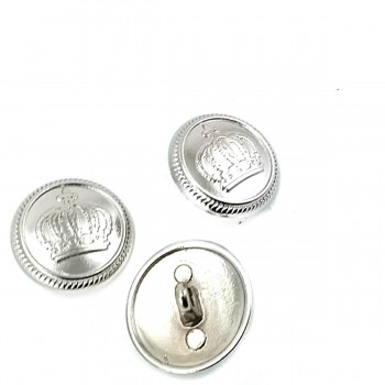 20 mm - 39 size Crowned Metal Footed Button E 500