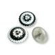 34 mm - 54 L Large Enamel Coat and Jacket Shank Button E 536