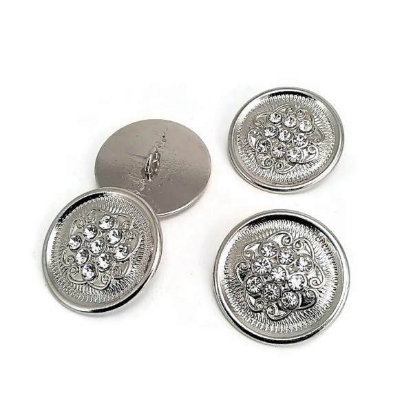 27 mm - 44 L Coat and Jacket Button Large Rhinestone Button E 561