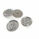 27 mm - 44 L Coat and Jacket Button Large Rhinestone Button E 561