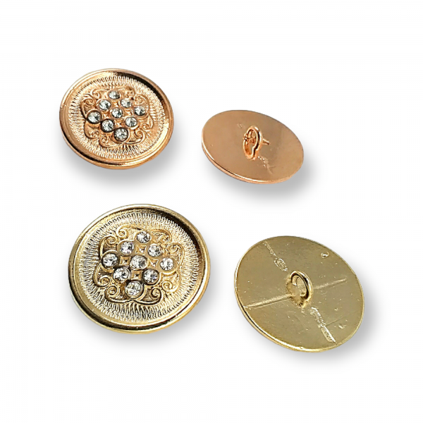 27 mm - 44 L Coat and Jacket Button Large Rhinestone Button E 561