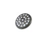 24 mm - 38 L  Rhinestone Button Coat Jacket Cardigan Coat Button E 579