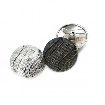 25 mm 40L  Stylish Design Shank Button Metal E 584