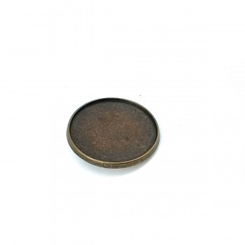 36.3mm Plain Enamel Footed Button E 673