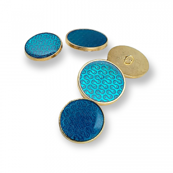 28 mm - 44 L Aesthetic Metal Shank Button E 730